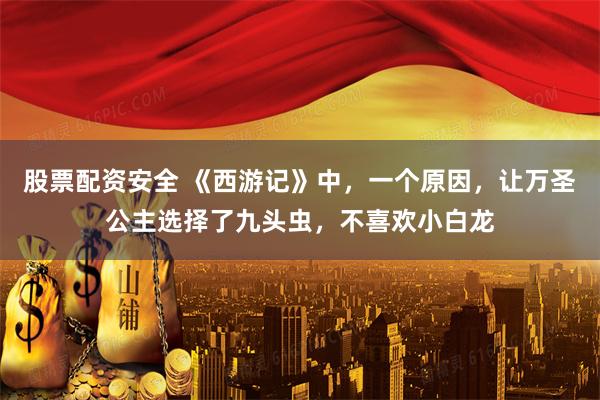 股票配资安全 《西游记》中，一个原因，让万圣公主选择了九头虫，不喜欢小白龙